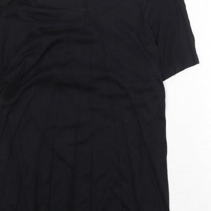Womens UK Size 14 Wardrobe Black Basic T-Shirt