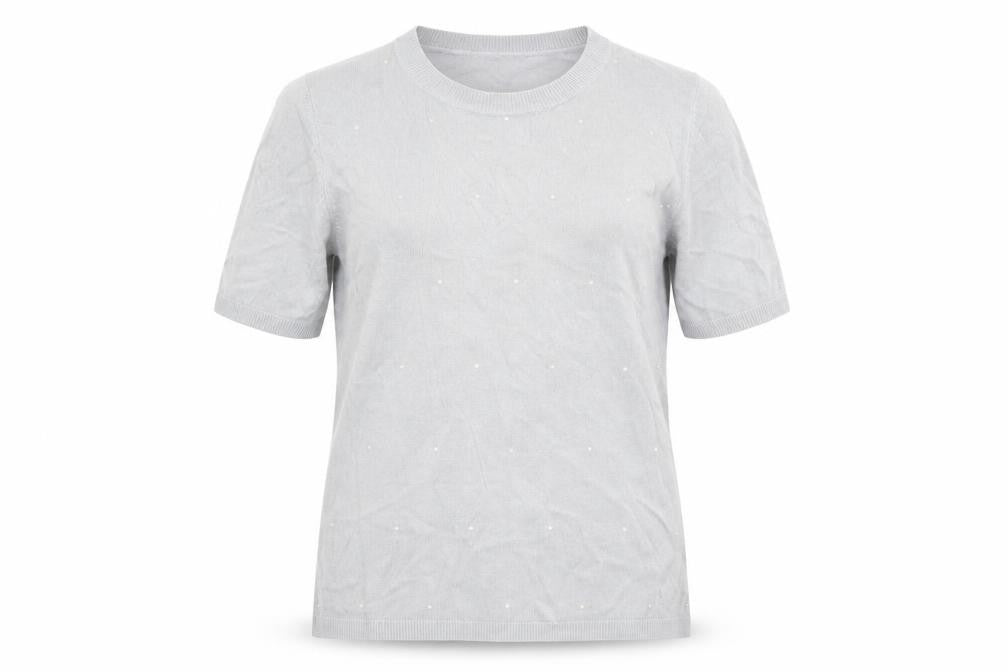 Womens UK Size 10 Marks and Spencer Grey Basic T-Shirt