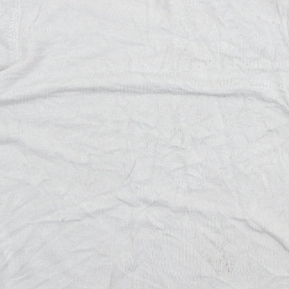 Womens UK Size 10 Marks and Spencer Grey Basic T-Shirt