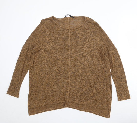 Womens UK Size 8 H&M Brown Pullover Jumper