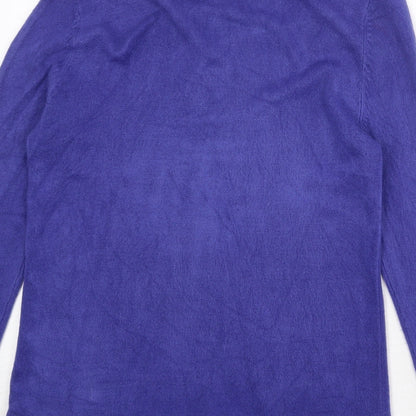 Womens UK Size S Bonmarché Blue Pullover Jumper