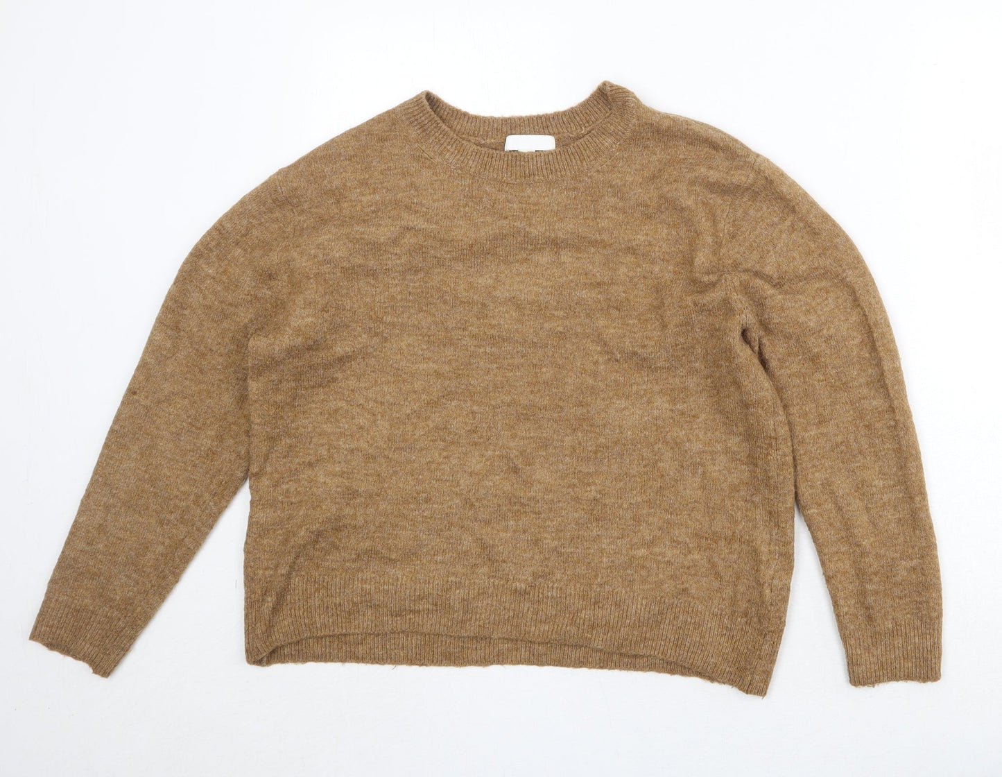 Womens UK Size S H&M Brown Pullover Jumper