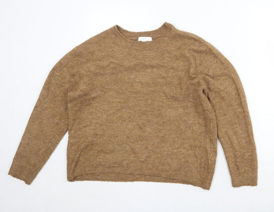 Womens UK Size S H&M Brown Pullover Jumper