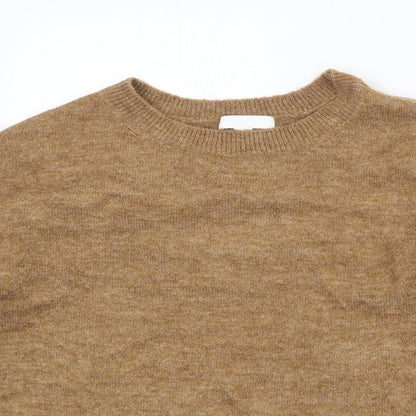 Womens UK Size S H&M Brown Pullover Jumper