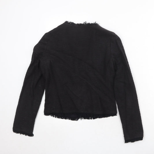 Mango Womens Black Polyester Jacket Blazer Size XS