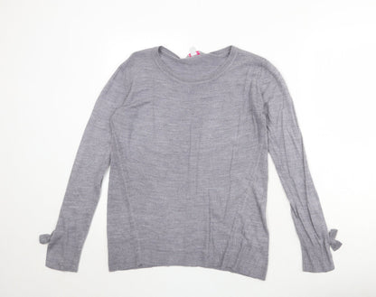 Womens UK Size 10 Dorothy Perkins Grey Pullover Jumper