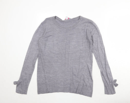 Womens UK Size 10 Dorothy Perkins Grey Pullover Jumper