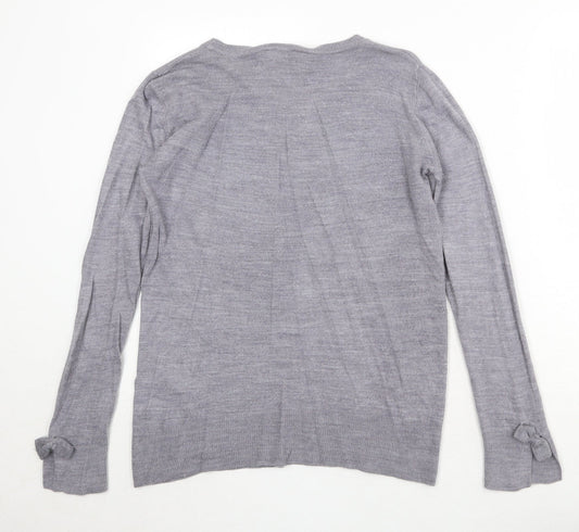 Womens UK Size 10 Dorothy Perkins Grey Pullover Jumper