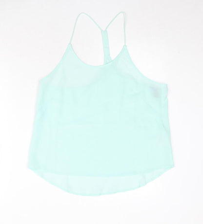 Womens UK Size 14 H&M Blue Camisole Tank
