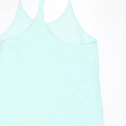 Womens UK Size 14 H&M Blue Camisole Tank