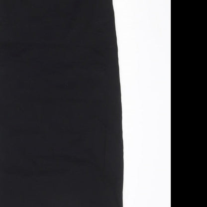 New Look Womens Black Cotton A-Line Size 10 Sweetheart Pullover