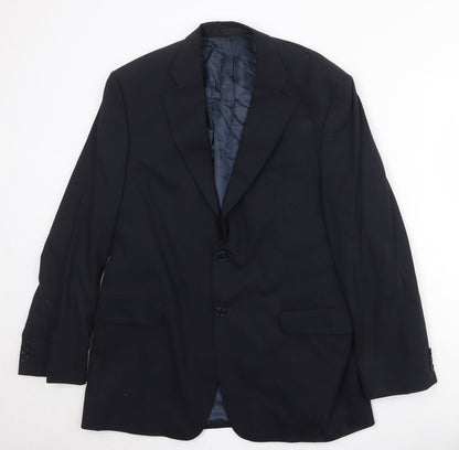 Mens UK Size 42 Marks and Spencer Regular Blue Suit Jacket