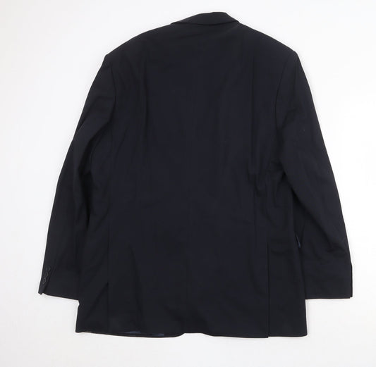 Mens UK Size 42 Marks and Spencer Regular Blue Suit Jacket