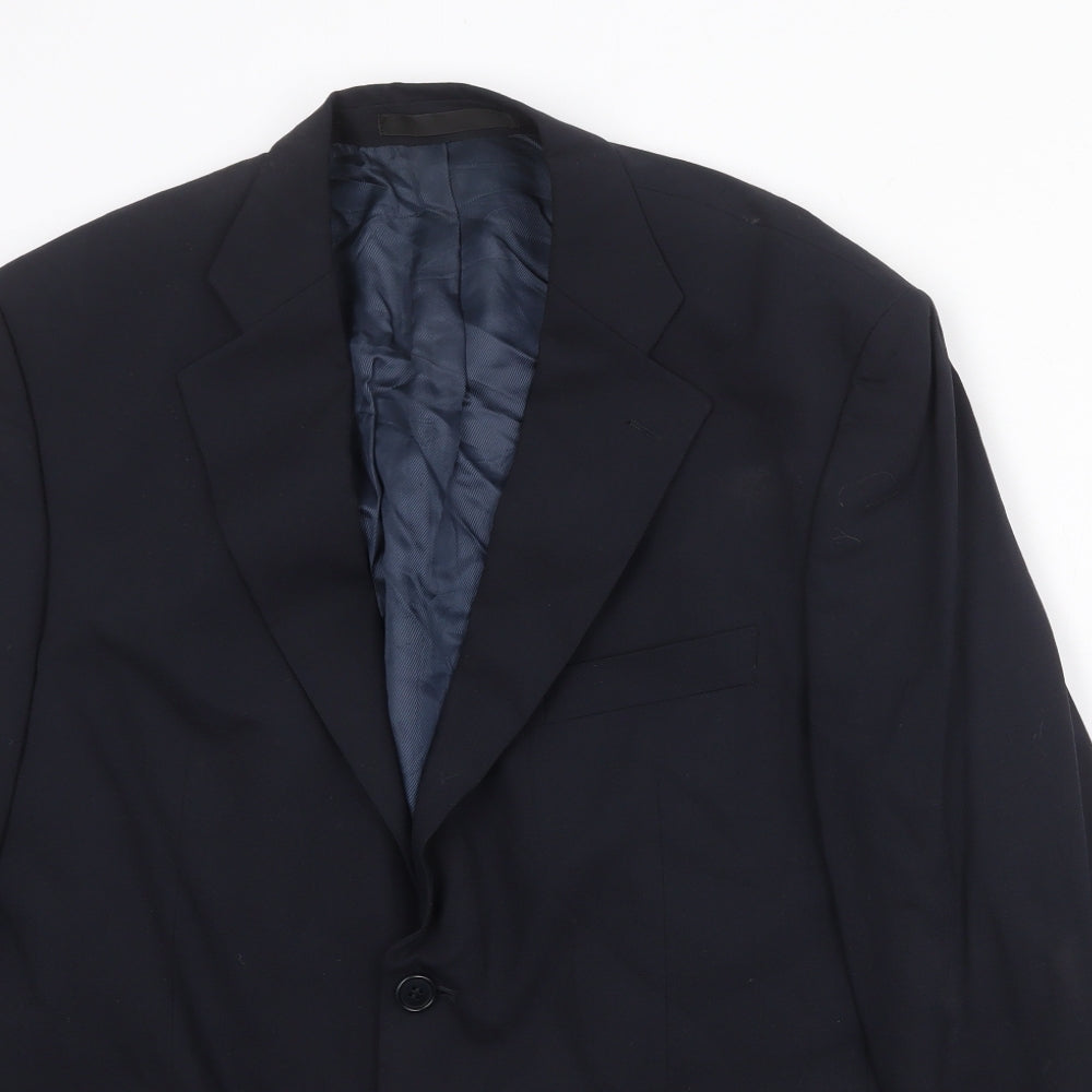 Mens UK Size 42 Marks and Spencer Regular Blue Suit Jacket
