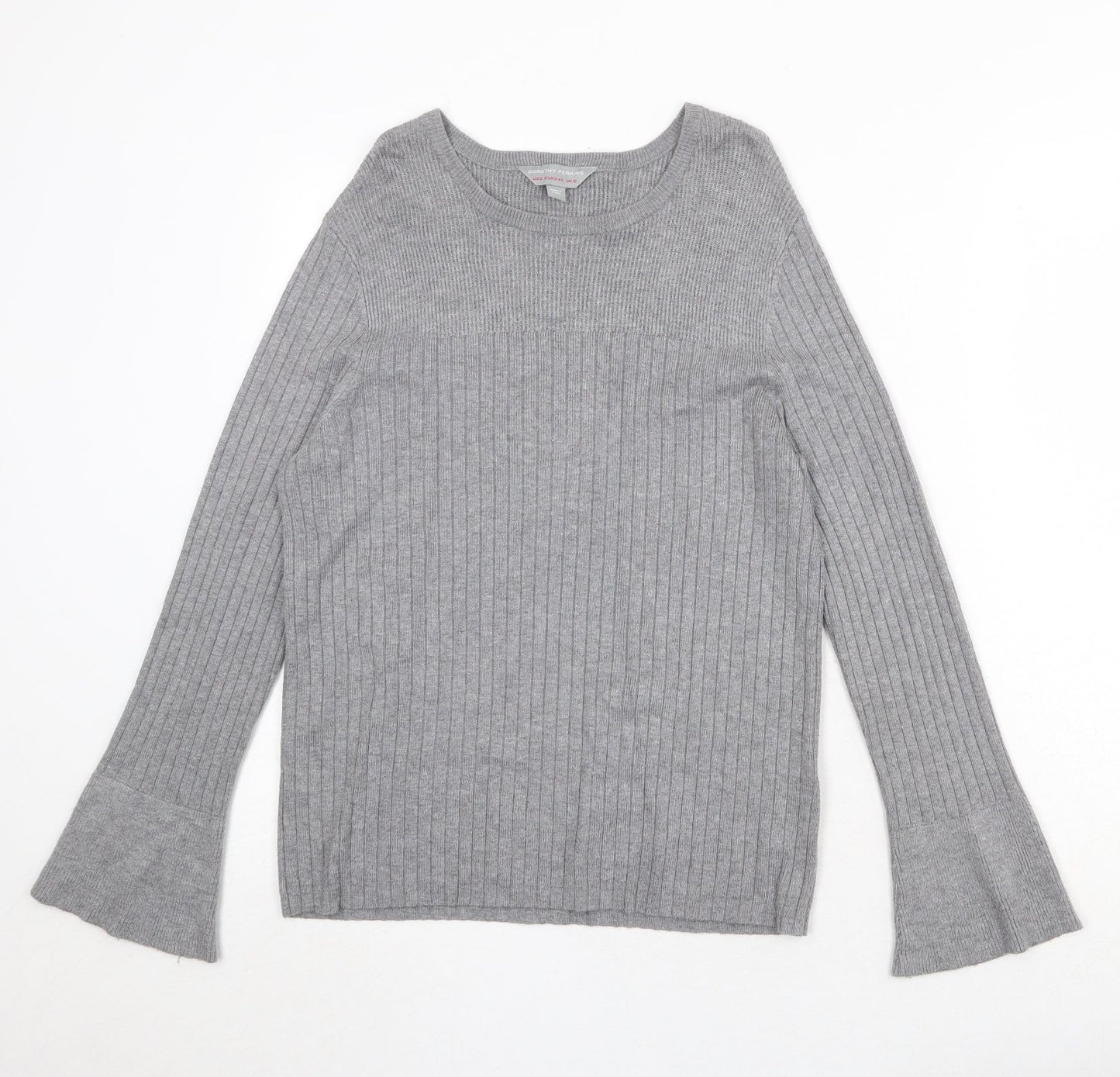 Womens UK Size 12 Dorothy Perkins Grey Pullover Jumper