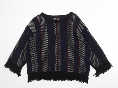 Womens UK Size L Marks and Spencer Multicoloured Pullover Jumper