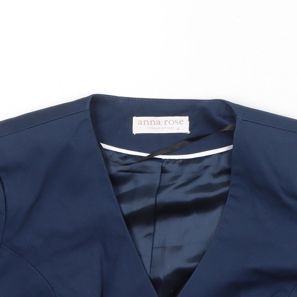 Womens UK Size 10 Anna Rose Regular Blue Blazer