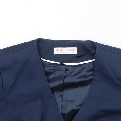 Womens UK Size 10 Anna Rose Regular Blue Blazer