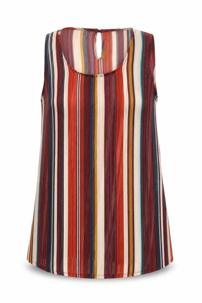 Womens UK Size 12 Cameo Rose Multicoloured Basic Tank