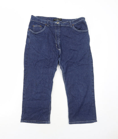 French Connection Womens Blue Cotton Skimmer Shorts Size 6 Regular Zip