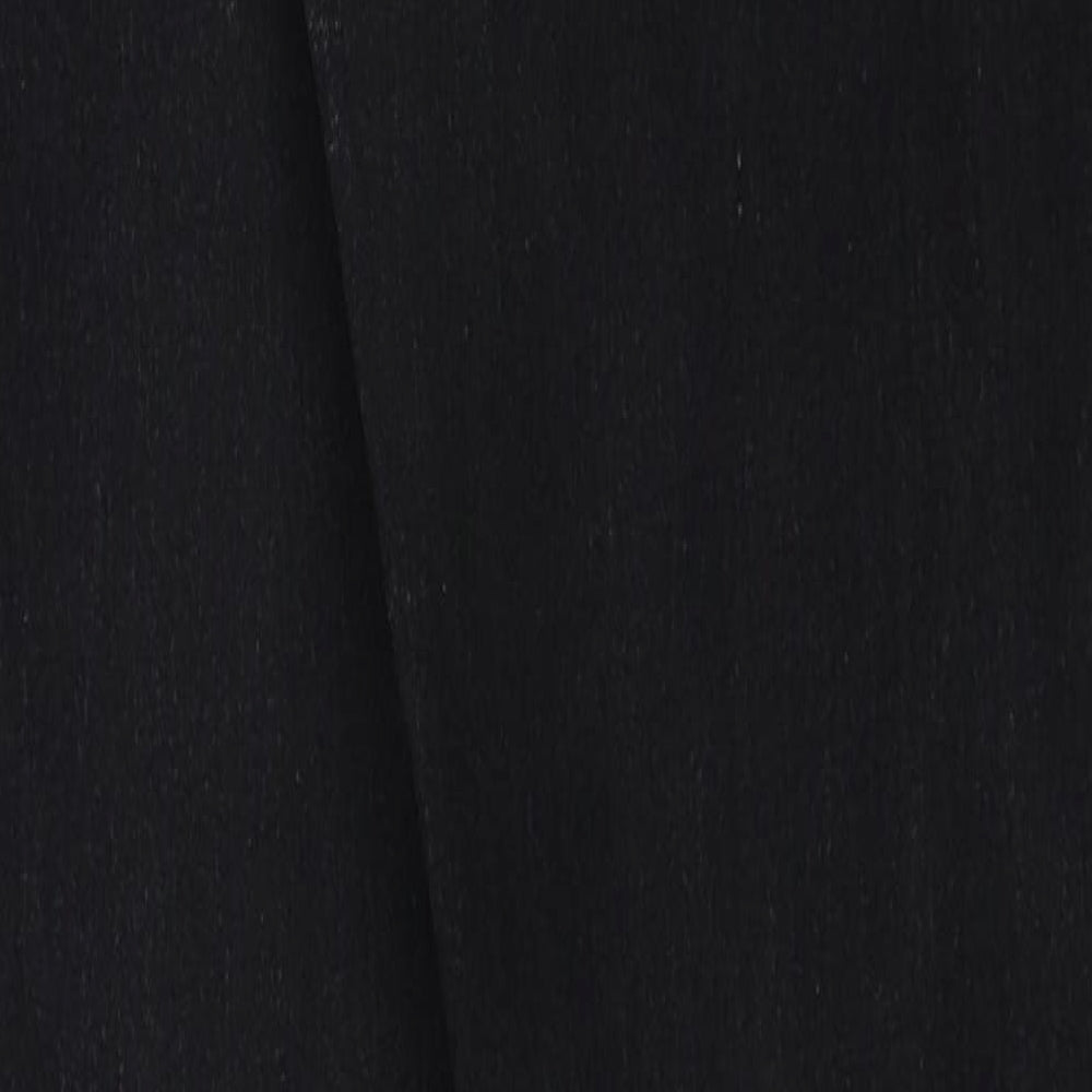 Dorothy Perkins Womens Black Cotton Skinny Jeans Size 10 Regular Zip