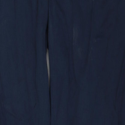 No Comment Mens Blue Cotton Trousers Size 30 in Regular Zip