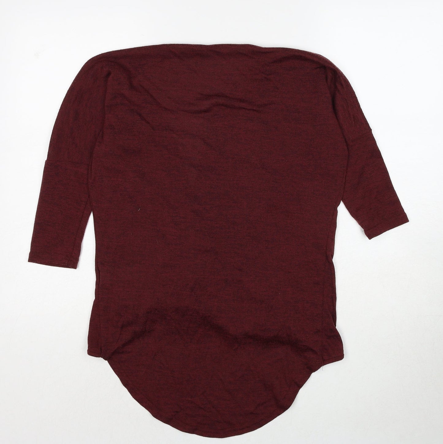 Womens UK Size 6 New Look Red Basic T-Shirt