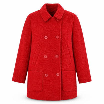 Womens UK Size 10 NEXT Red Overcoat