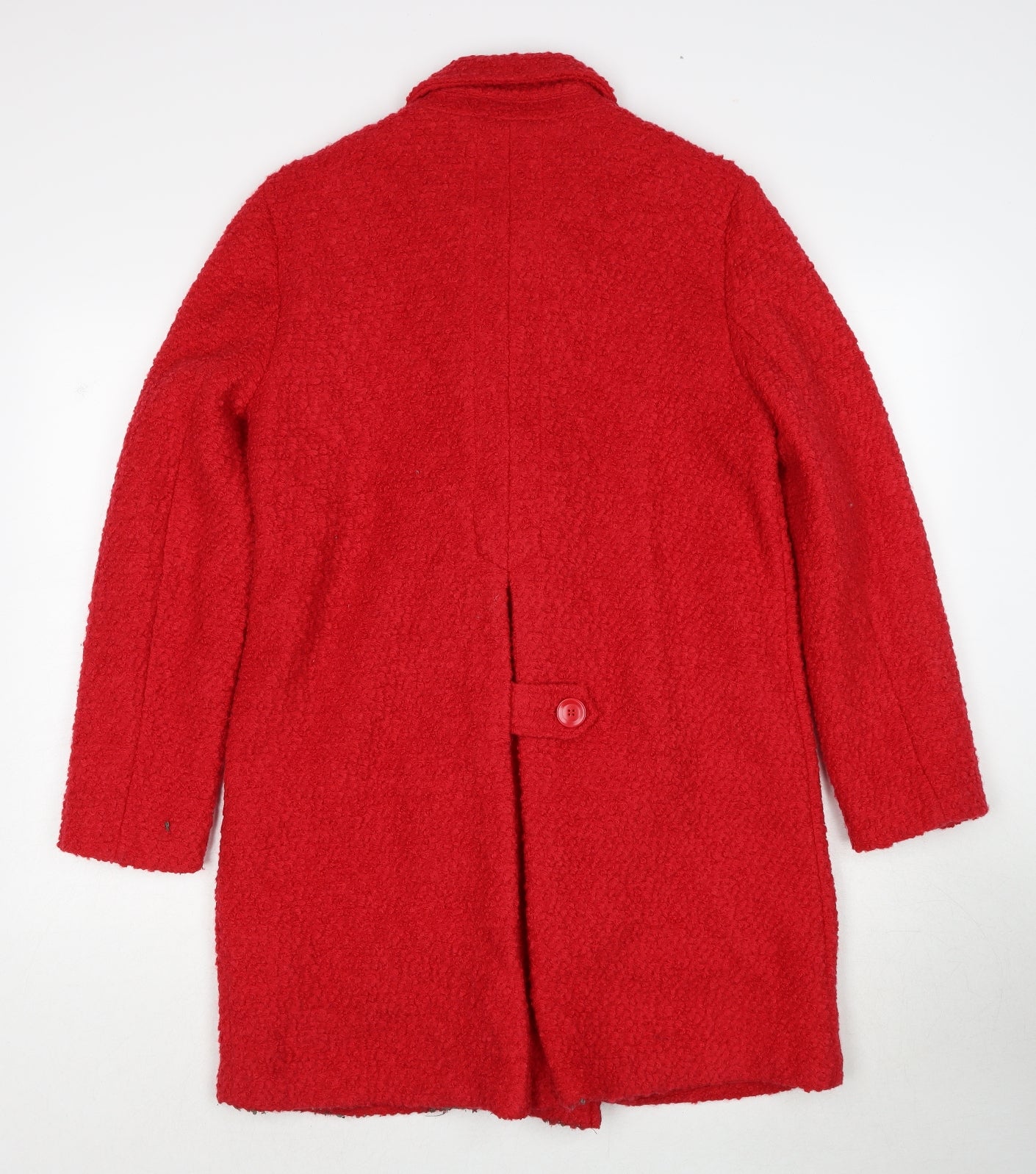 Womens UK Size 10 NEXT Red Overcoat
