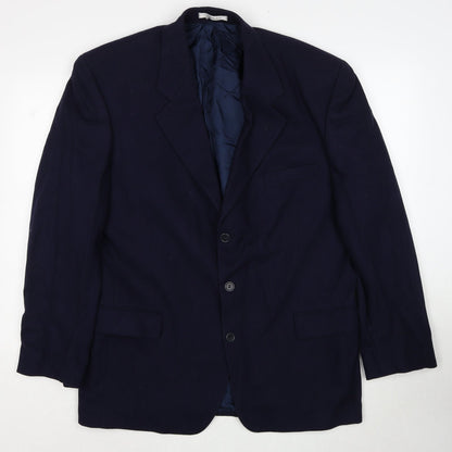 Mens UK Size 42 Berkertex Regular Blue Suit Jacket