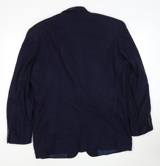 Mens UK Size 42 Berkertex Regular Blue Suit Jacket