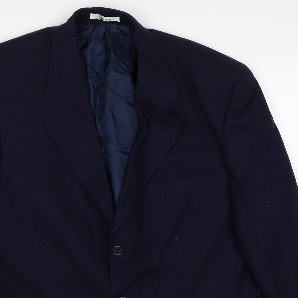 Mens UK Size 42 Berkertex Regular Blue Suit Jacket