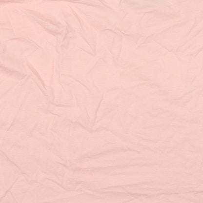 Womens UK Size 14 Topshop Pink Basic T-Shirt