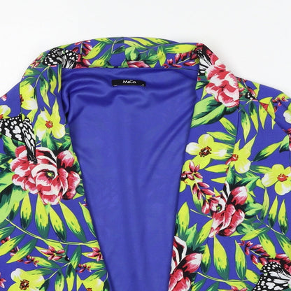 Womens UK Size 14 M&Co Multicoloured Jacket