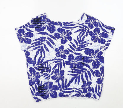 Womens UK Size L Klass Blue Basic Blouse
