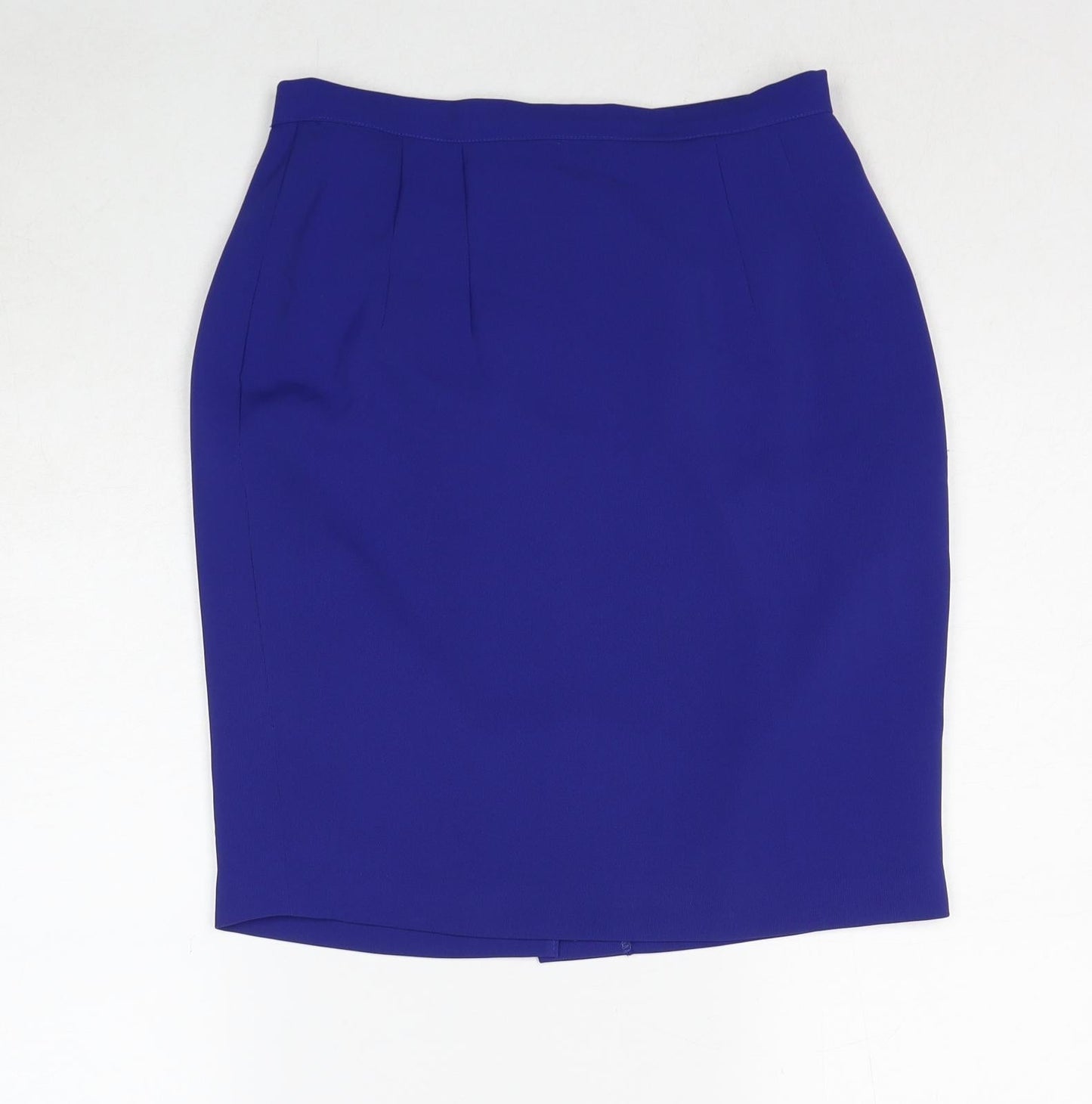 Principles Womens Blue Polyester Straight & Pencil Skirt Size 12 Zip