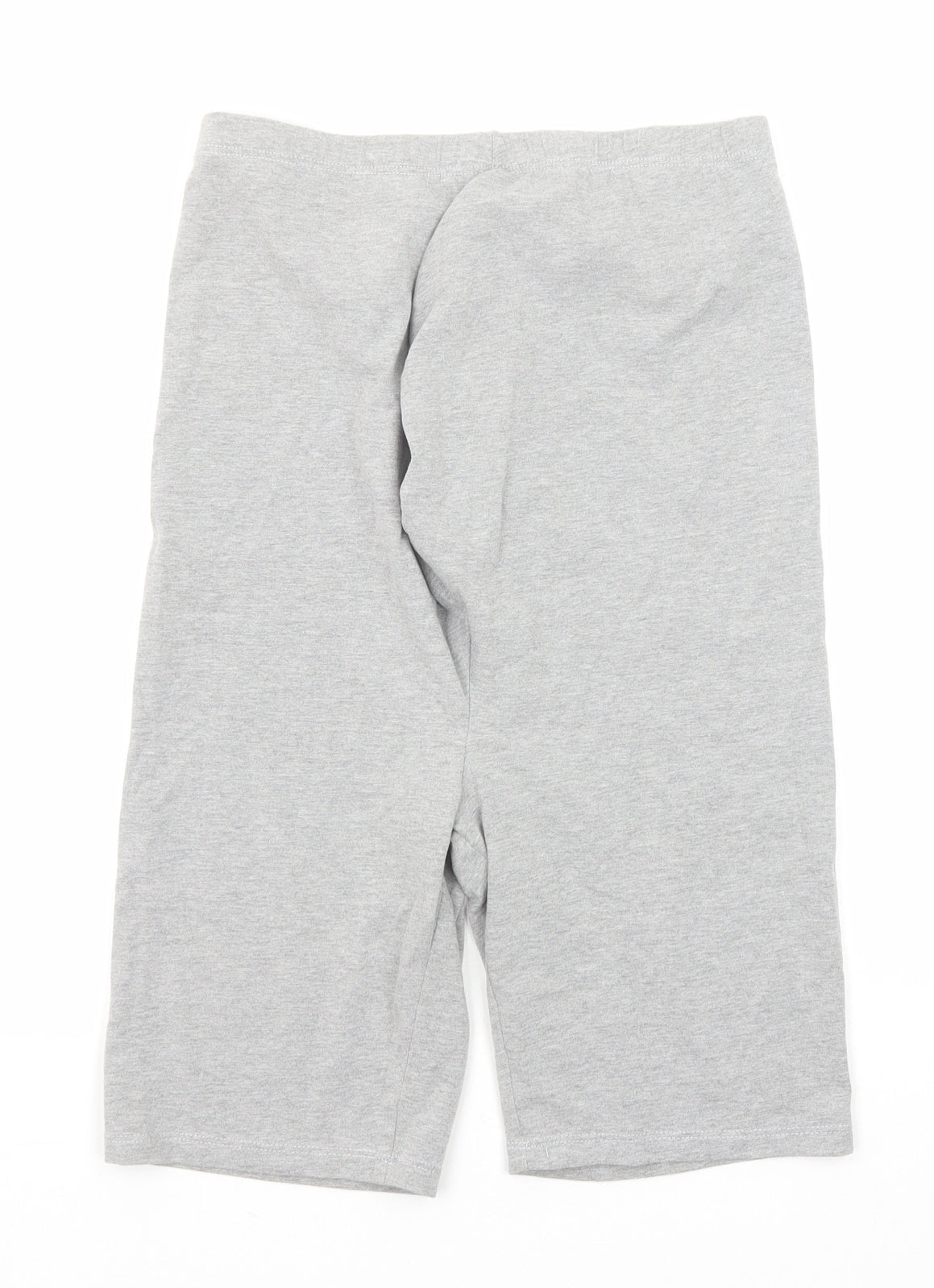 Missguided Womens Grey Cotton Sweat Shorts Size 8 Regular Pull On