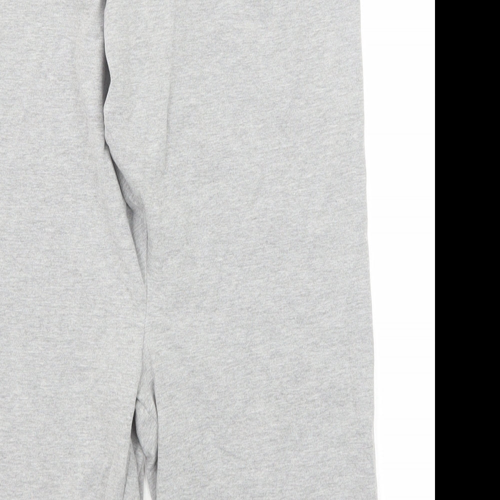 Missguided Womens Grey Cotton Sweat Shorts Size 8 Regular Pull On