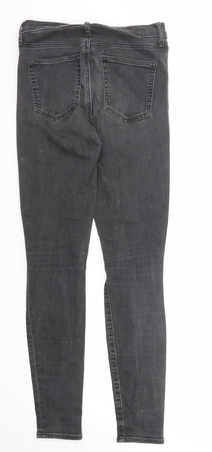 Gap Womens Black Cotton Skinny Jeans Size 28 in Regular Zip