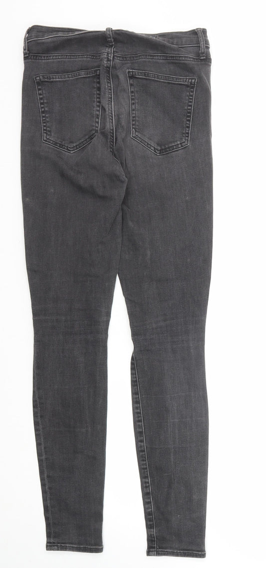 Gap Womens Black Cotton Skinny Jeans Size 28 in Regular Zip