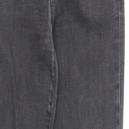 Gap Womens Black Cotton Skinny Jeans Size 28 in Regular Zip