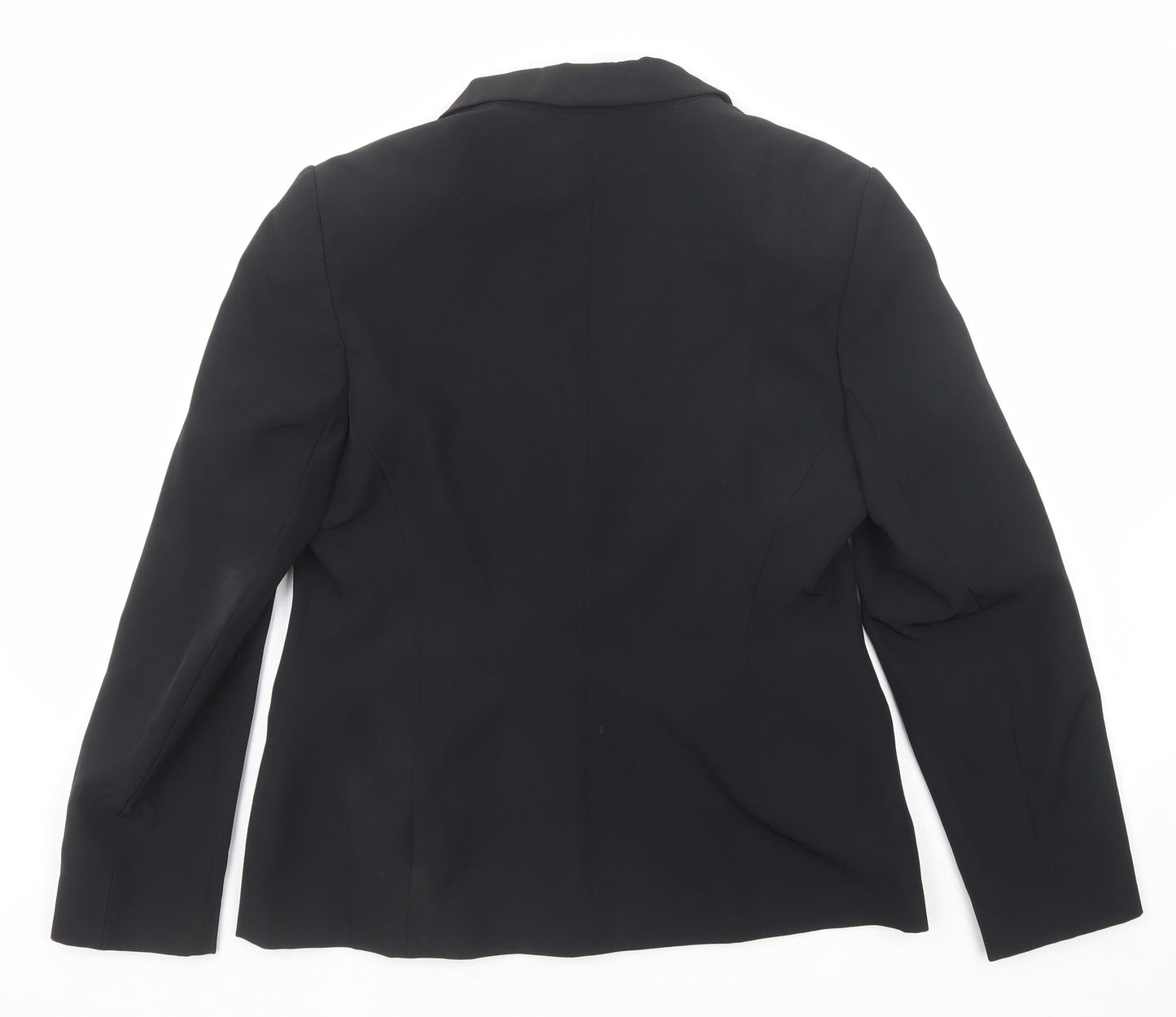Debenhams Womens Black Polyester Jacket Suit Jacket Size 14