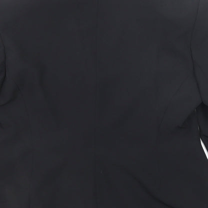 Debenhams Womens Black Polyester Jacket Suit Jacket Size 14