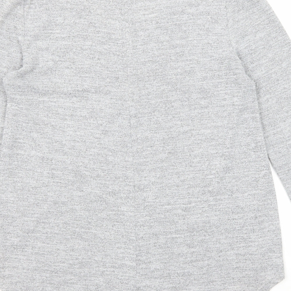 Womens UK Size 8 Quiz Grey Pullover Jumper