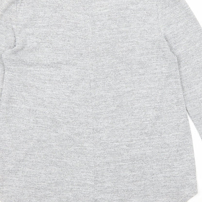 Womens UK Size 8 Quiz Grey Pullover Jumper