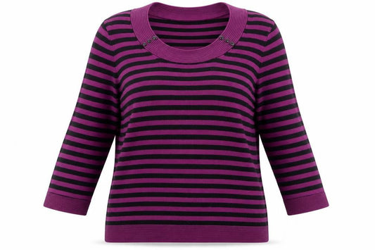 Womens UK Size L Precis Purple Pullover Jumper