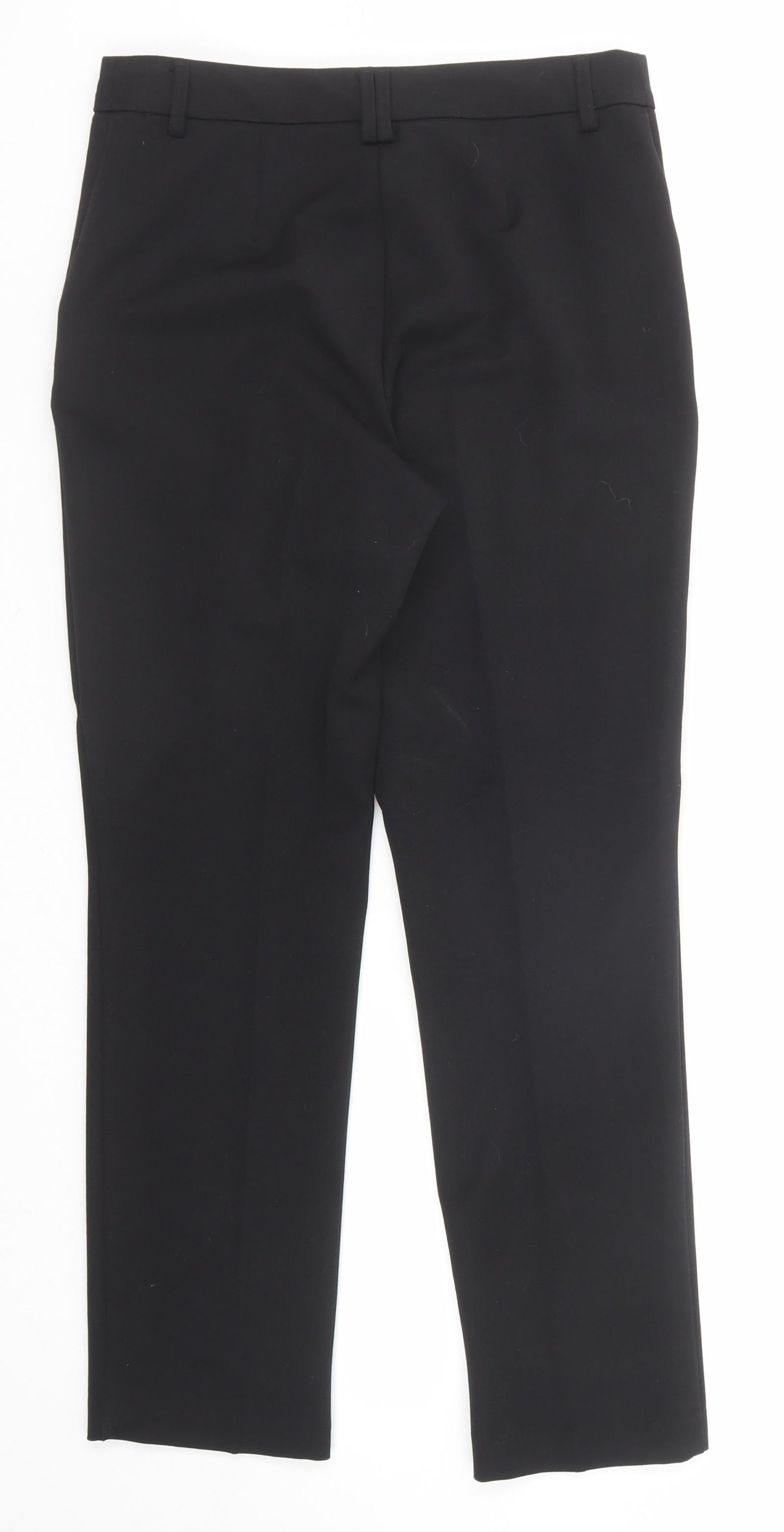 Womens UK Size 8 Marks and Spencer Regular Fit  Black Trousers