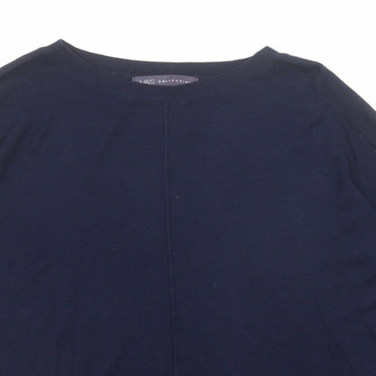 Womens UK Size M Marks and Spencer Blue Pullover Jumper