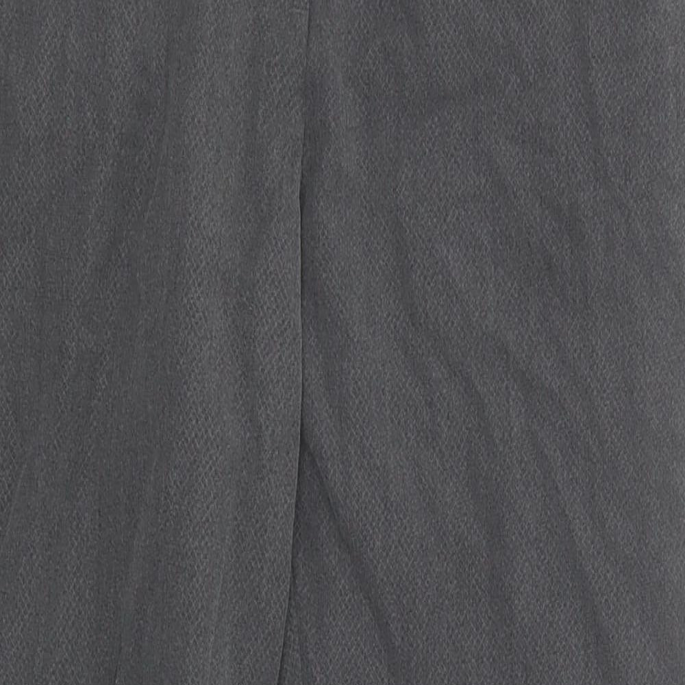 Womens UK Size 12 Marks and Spencer Regular Fit  Grey Trousers