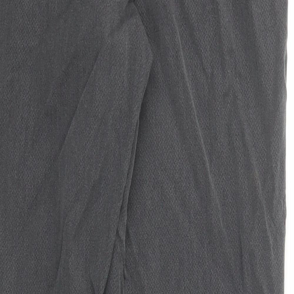 Womens UK Size 12 Marks and Spencer Regular Fit  Grey Trousers